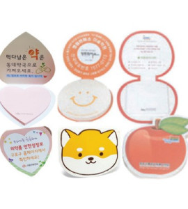 모양점착칼라잇 20매 (사과)